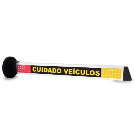 Sinalizador LED de Garagem 72 LEDs 5W 90V-240V Vermelho e Âmbar Entrada e Saída de Veículos - Iluctron.