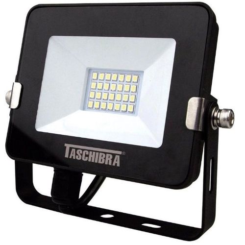 Refletor LED 20W 127V 3000k Preto - Taschibra.