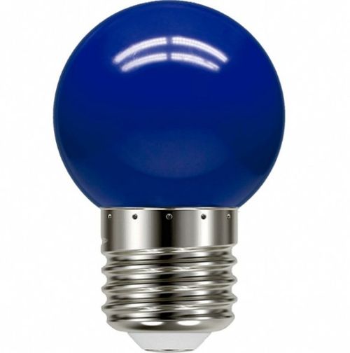 LÂMPADA LED BOLINHA TBL 05 1W AZUL E27 - Taschibra.