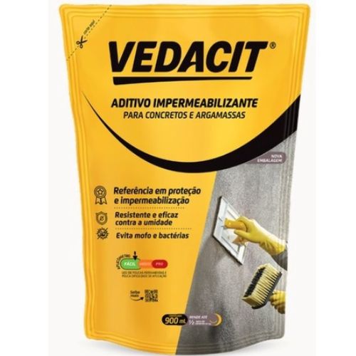 Aditivo Impermeabilizante para Concretos e Argamassas 900ml - Vedacit