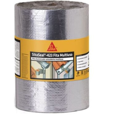 Fita Multiuso Aluminizada SikaSeal 15cm x 10m - Sika.