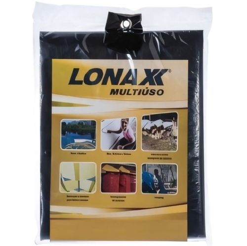 Lona Multiuso 2 x 2M Preto - Lonax.