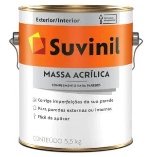 Massa Acrílica 5,5Kg - Suvinil.