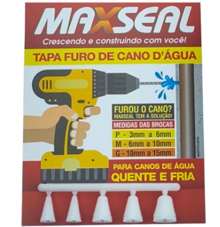 Tapa Furo de Cano D'Água - Maxseal.