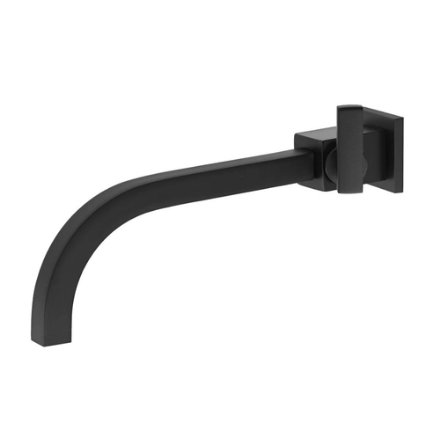 Torneira Lavatório de Parede 1182 35 1/4 Volta Preto Matte - Meber.