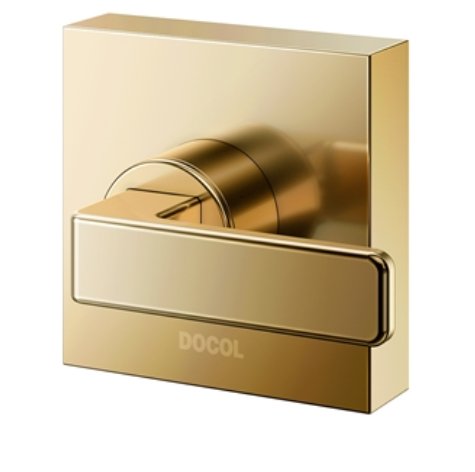 Acabamento para Registro DocolBase 3/4"" Docol Stillo Ouro Polido