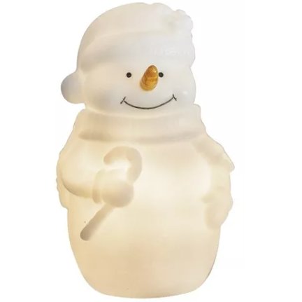 Enfeite De Natal Led Boneco De Neve Chuvisco - Taschibra.