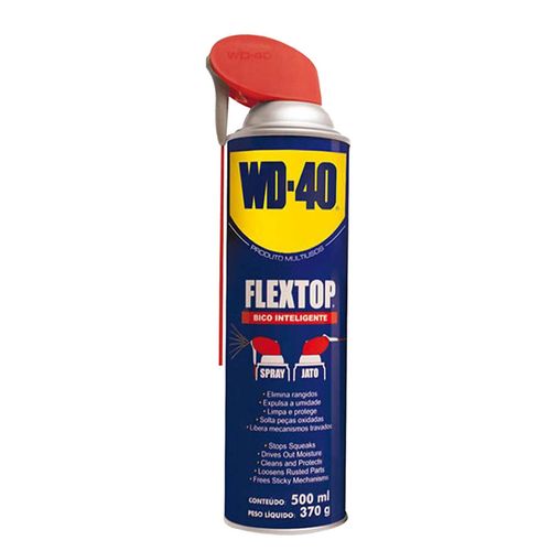 Spray Lubrificante Multiuso 500ml WD-40 Flex Top - Theron.