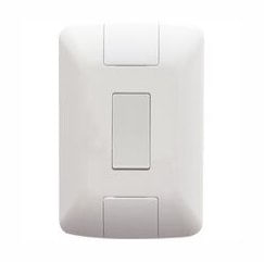 Conjunto 4x2 com 1 Interruptor Simples  Aria 6 A 250 V Branco - Tramontina.