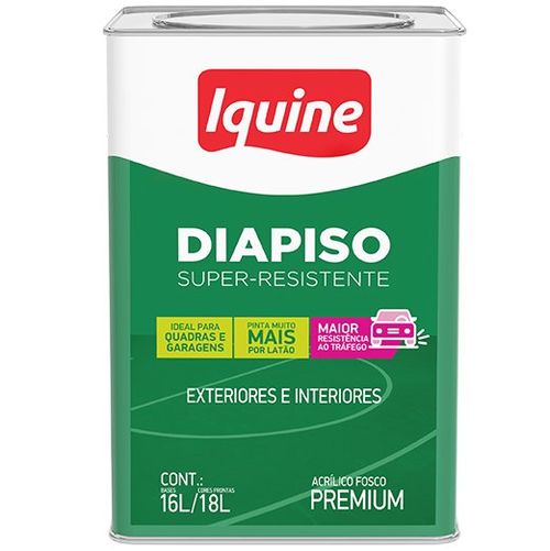 Tinta Acrílica Diapiso Super Resistente Premium  Branco 18L - Iquine