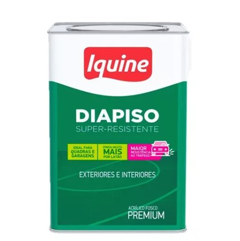 Tinta Acrílica Premium Diapiso Super Resistente Azul Profundo 18L - Iquine.