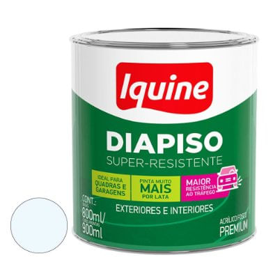 Tinta Acrílica Premium Diapiso Super Resistente Branco 900ml - Iquine.