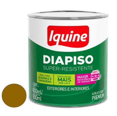 Tinta Acrílica Premium Diapiso Super Resistente Concreto 900ml - Iquine.