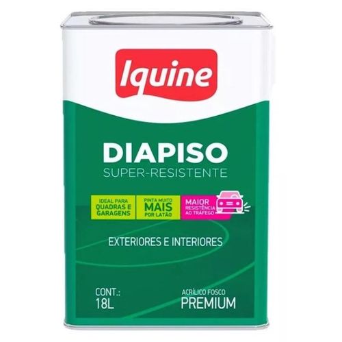 Tinta Acrílica Premium Diapiso Super Resistente Saibro 18 Litros - Iquine.