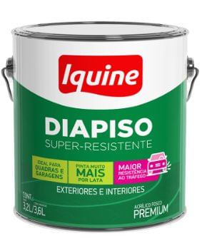 Tinta Acrílica Diapiso Super Resistente Premium  Verde Folha 3,6L - Iquine.