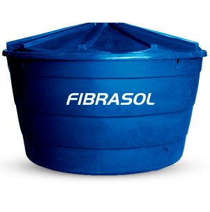 Caixa d'água Em Polietileno Com Tampa 2.000L - Fibrasol.