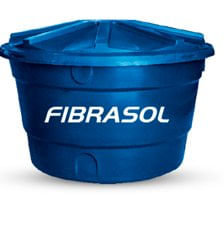 Caixa d'água Em Polietileno Com Tampa 310L - Fibrasol.