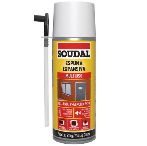 Espuma Expansiva Manual 750ml - Soudal.