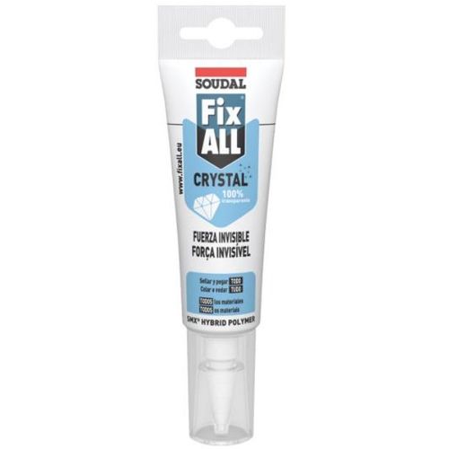 Fix ALL Crystal 125ml Transparente - Soudal.