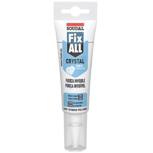 Fix ALL Crystal 125ml Transparente - Soudal.