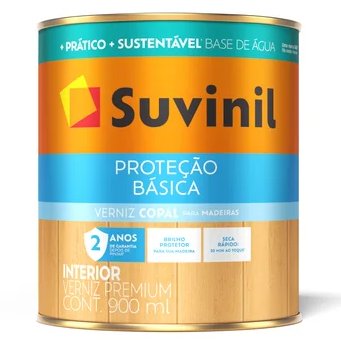 Verniz Proteção Básica Brilhante 0,9L Incolor - Suvinil.