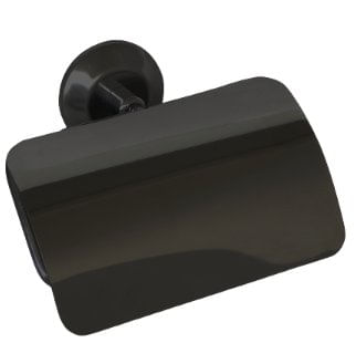 Porta Papel Higiênico Com Tampa em Blister Leve Black - Reis Inox.