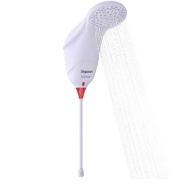Ducha Sublime Eletrônica 4400W 127V Branco c/ Resistência Blindada - Zagonel.