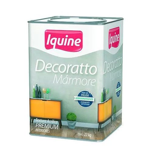 Textura Iquine Decoratto Mármore Branco 22kg.