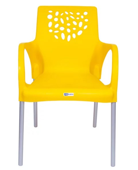 Poltrona Deluxe Amarela- Forte Plástico