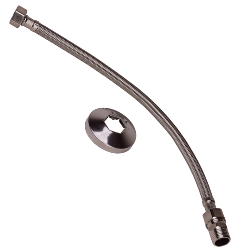 Engate Flexível 40 cm Aço Inox 304 - Maxseal.