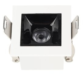 Spot LED Embutir 2W 2700K BR/PR - Luminatti