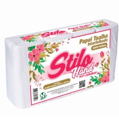 Papel Toalha Stilo Hand Branco 1000 Folhas - Meyor´s