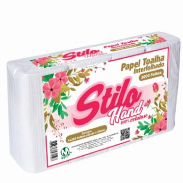 Papel Toalha Stilo Hand Branco 1000 Folhas - Meyor´s