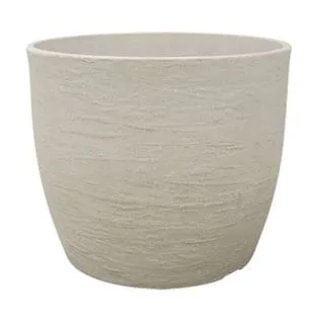 Vaso Jardim Redondo 24cm Cor Cimento