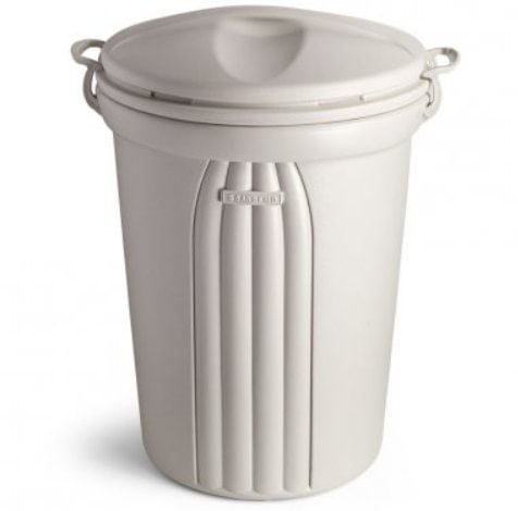 Cesto Lixo Plastico 103L Branco - Sanremo