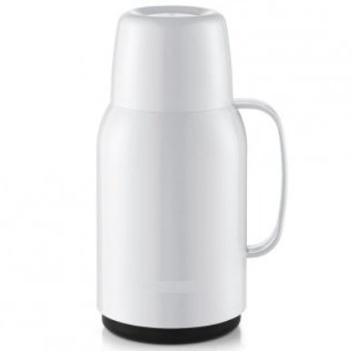 Garrafa Térmica Plástico Gostar 750ML Branco - Sanremo