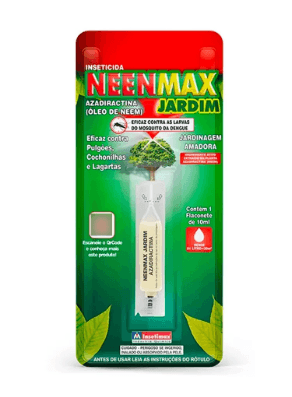 Inseticida Neenmax Jardim Azadiractina Monodose 10ml - Insetimax