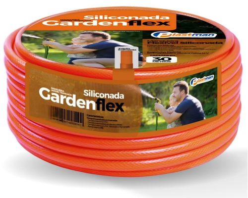 Kit Mangueira Gardenflex com Esguicho 10M Laranja - Plastman