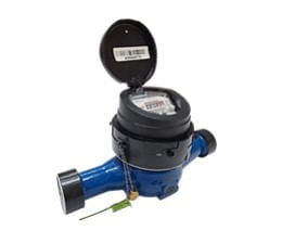 Hidrômetro Multijato Medidor de Água DN15 1/2"" C/ Conexão - Fae.