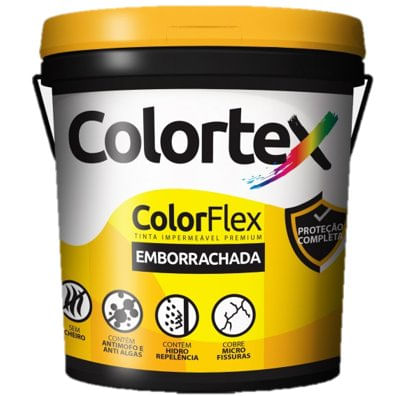 Tinta Acrílica Emborrachada Cromio Balde 15L - Colortex