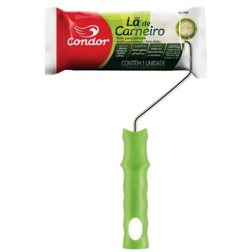 Rolo Lã Carneiro 5cm com Suporte 958 - Condor