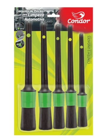 Kit Pincel Limpeza Automotiva 6x1 1031 - Condor