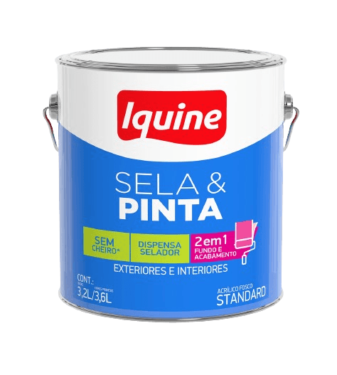 Tinta Acrílica Sela e Pinta Camurça 3,6L - Iquine