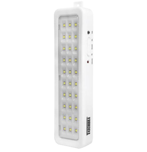 Luminária de Emergência Led Pratic TLE 06 2W 6500K - Taschibra.