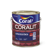 Tinta Esmalte Coralit Ultra Resistência Alto Brilho Branco Gelo 3,6L - Coral