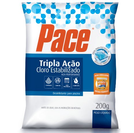 Pastilha Pace Tripla Ação 200g - HTH