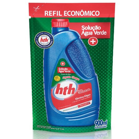 Algicida Água Verde Choque Refil 900ml - HTH