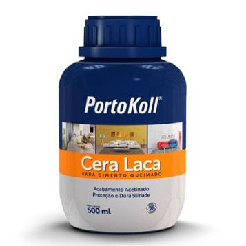 Cera Laca para Cimento Queimado 500ml - Portokoll