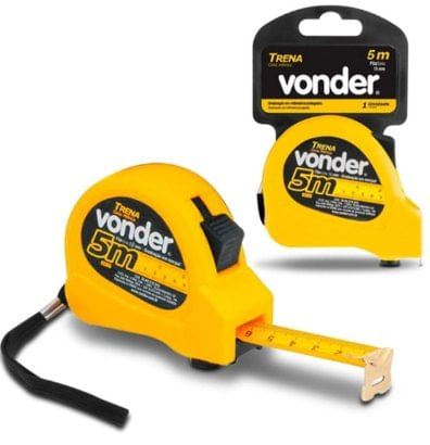 Trena Aço 5M 19mm - Vonder