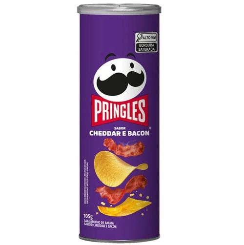 Batata Sabor Cheddar com Bacon 105g - Pringles